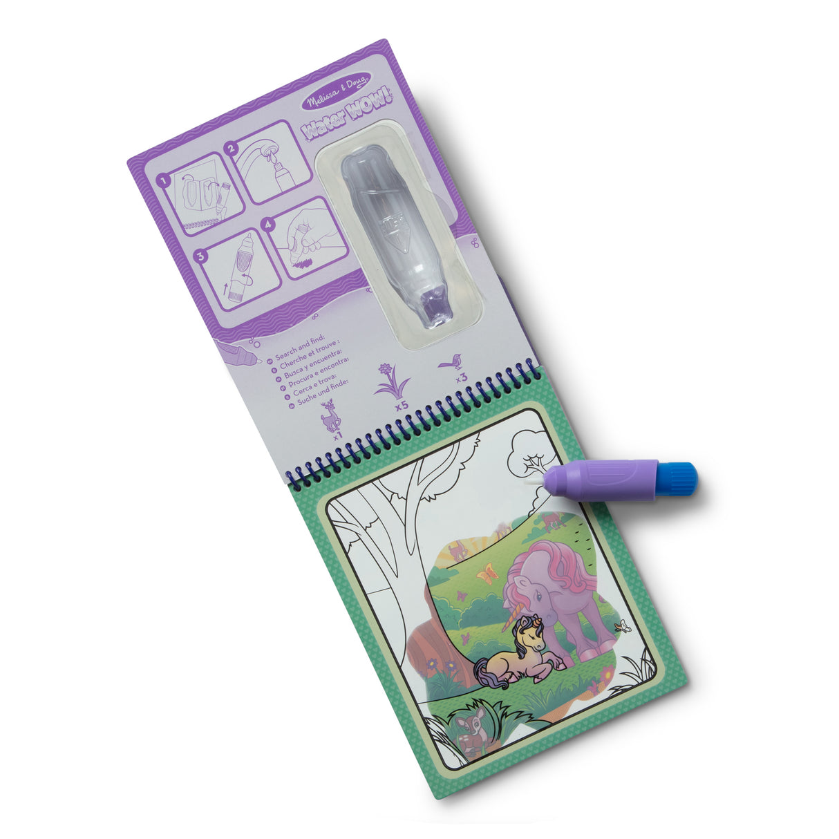Melissa & Doug - On The Go - Water WOW! - Unicorn