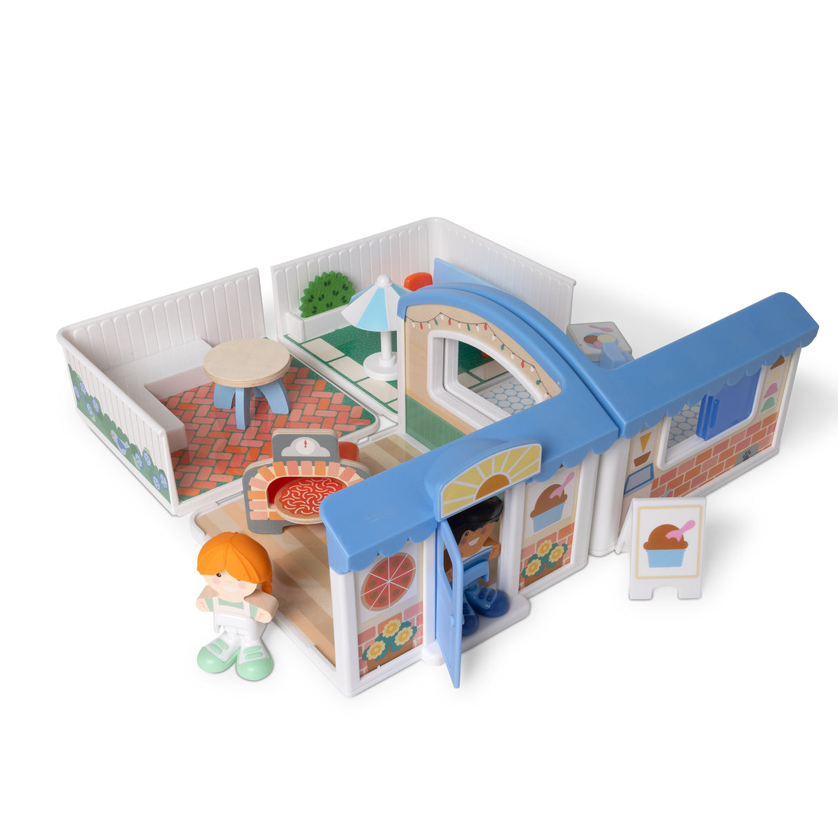 Melissa & Doug - Cheery Lane Sweets & Pizza Play Set