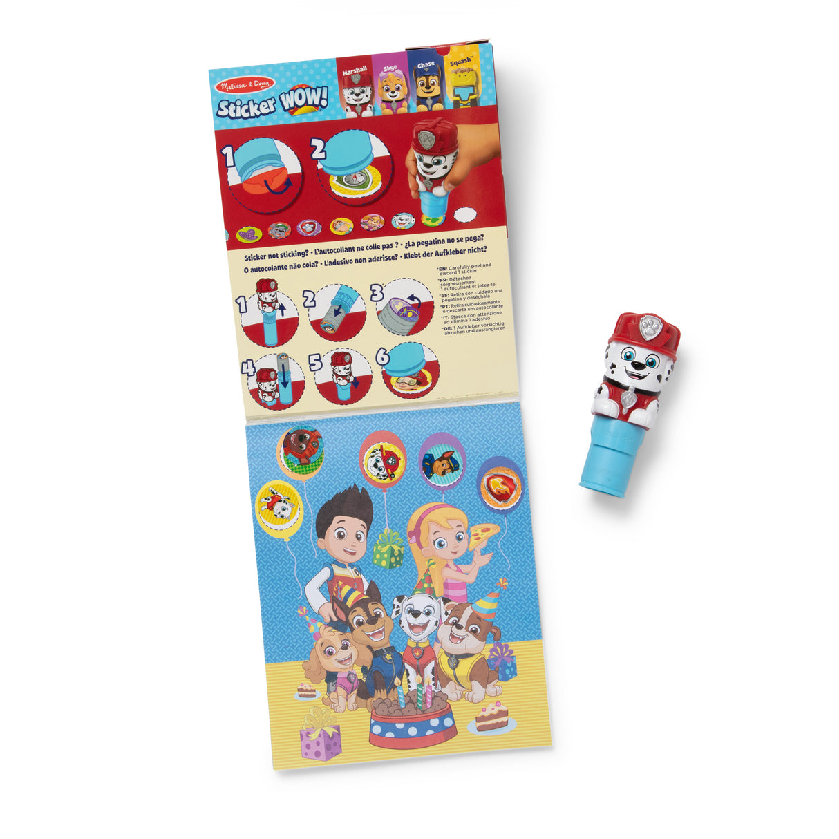 Melissa & Doug - Sticker WOW! Marshall Paw Patrol