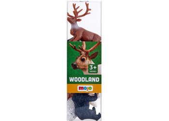 Mojo - Woodland 12pc Assorted Animals - Modern Brands Australia