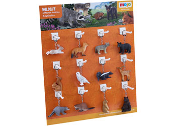 Mojo - Woodland Keychain 36 asst - Modern Brands Australia