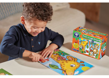 Orchard Jigsaw - First Jungle Friends 2 x 12 pc - Modern Brands Australia