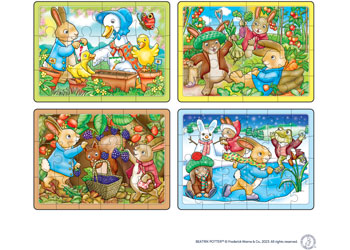 Orchard Peter Rabbit - 4-in-a-Box Puzzles - Modern Brands Australia