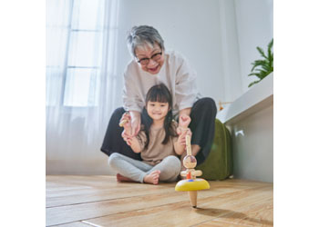 Plantoys - Ballet Spinning Top - Modern Brands Australia
