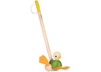 PlanToys - Push Along Duck - Modern Brands Australia