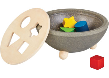 Plan Toys - SHAPE SORTING BOWL - Modern Brands Australia