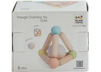 Plan Toys - Triangle Clutching Toy Pastels - Modern Brands Australia