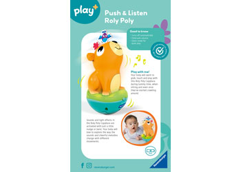 Play+ Push & Listen Roly Poly: Capybara - Modern Brands Australia