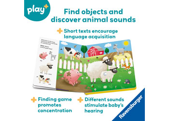 Play+ Shh Who's there? Baby Animals - Modern Brands Australia