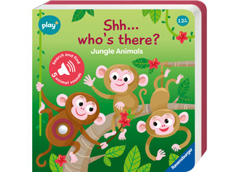 Play+ Shh Who's there? Jungle Animals - Modern Brands Australia