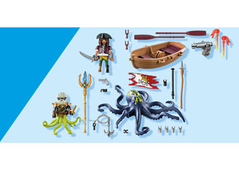 Playmobil - Battle against the Giant Octopus - Modern Brands Australia