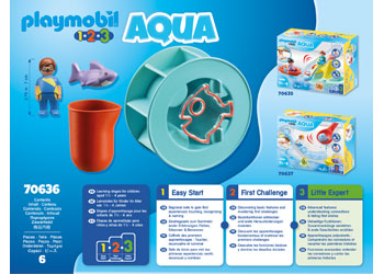 Playmobil - Water Wheel with Baby Shark - Modern Brands Australia
