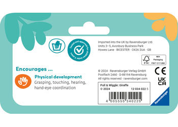 Play+ Pull & Wiggle Giraffe - Modern Brands Australia