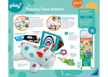 Play+ Tummy Time Activity Station: Rhino - Modern Brands Australia
