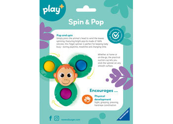 Play+ Spin & Pop: Monkey - Modern Brands Australia