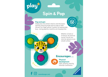 Play+ Spin & Pop: Leopard - Modern Brands Australia