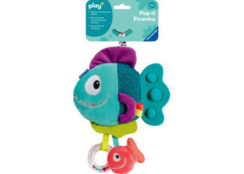 Play+ Pop-it Piranha (blue) - Modern Brands Australia