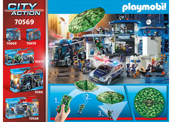 Playmobil - Police Parachute Search - Modern Brands Australia