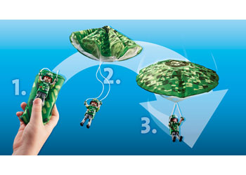 Playmobil - Police Parachute Search - Modern Brands Australia