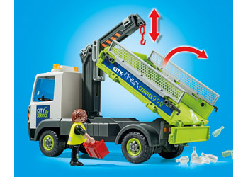 Playmobil - Waste glass truck with container - Modern Brands Australia