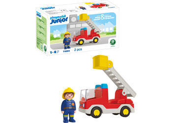 Playmobil - JUNIOR: Ladder Unit Fire Truck - Modern Brands Australia
