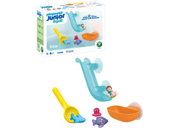 Playmobil - JUNIOR AQUA: Water Slide-Sea Animal - Modern Brands Australia
