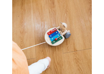 PlanToys - Pull-Along Musical Bear - Modern Brands Australia
