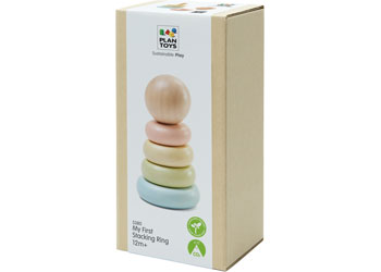 PlanToys - First Stacking Ring - Pastel - Modern Brands Australia