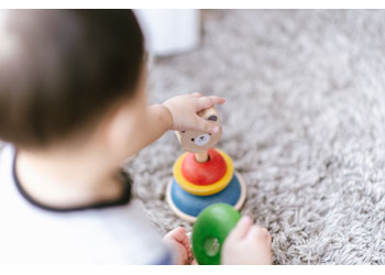 Plan Toys - STACKING RING - BEAR - Modern Brands Australia