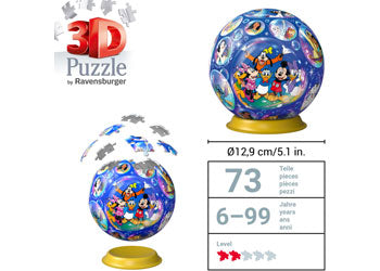 Rburg - 3D PuzzleBall Disney Characters 72p - Modern Brands Australia