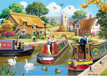 Ravensburger A Busy Day on the Canal Puzzle 1000 Pieces - Modern Brands Australia