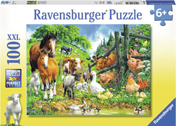 Rburg - Animal Get Together Puzzle 100p - Modern Brands Australia