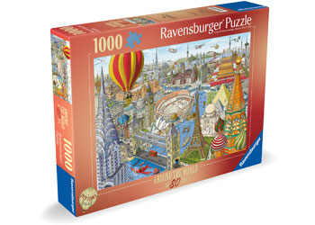 Ravensburger - Around The World In 80 Days Puzzle 1000p - Modern Brands Australia