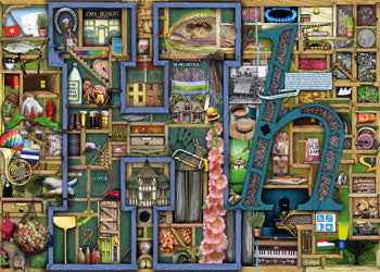 Rburg - Awesome Alphabet H Puzzle 1000p - Modern Brands Australia