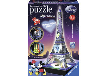 Rburg - Mickey Minnie Eiffel Tower 3D Build 216p - Modern Brands Australia