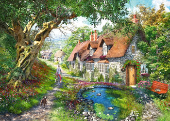 Rburg - Flower Hill Lane Puzzle 1000p - Modern Brands Australia