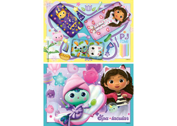 Ravensburger Gabby's Dollhouse Magical Sleepover 2x12 Pieces - Modern Brands Australia