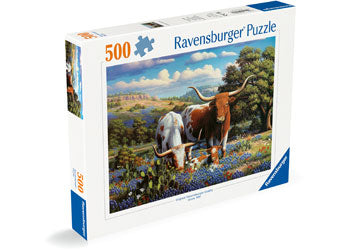 Rburg - Loving Longhorns Puzzle 500p - Modern Brands Australia