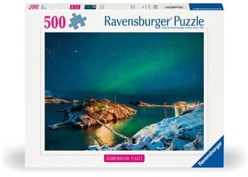 Rburg - Northern Lights Over Bergsfjord 500p - Modern Brands Australia