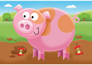 Ravensburger - On the Farm My First Puzzle 2/3/4/5p - Modern Brands Australia