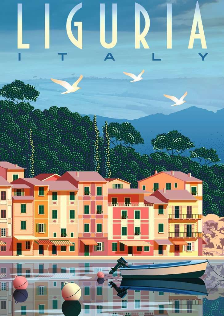 Ravensburger - Postcard From Liguria Italy Puzzle 1000p - Modern Brands Australia
