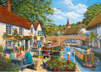 Rburg - Waterside Tavern Puzzle 1000p - Modern Brands Australia