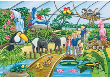 Ravensburger - Welcome To The Zoo Puzzle 2x24p - Modern Brands Australia