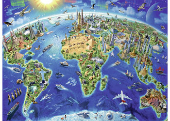 Rburg - World Landmarks Map 300p - Modern Brands Australia