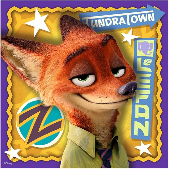 Ravensburger - Zootopia 2, 3x49 piece puzzle - Modern Brands Australia