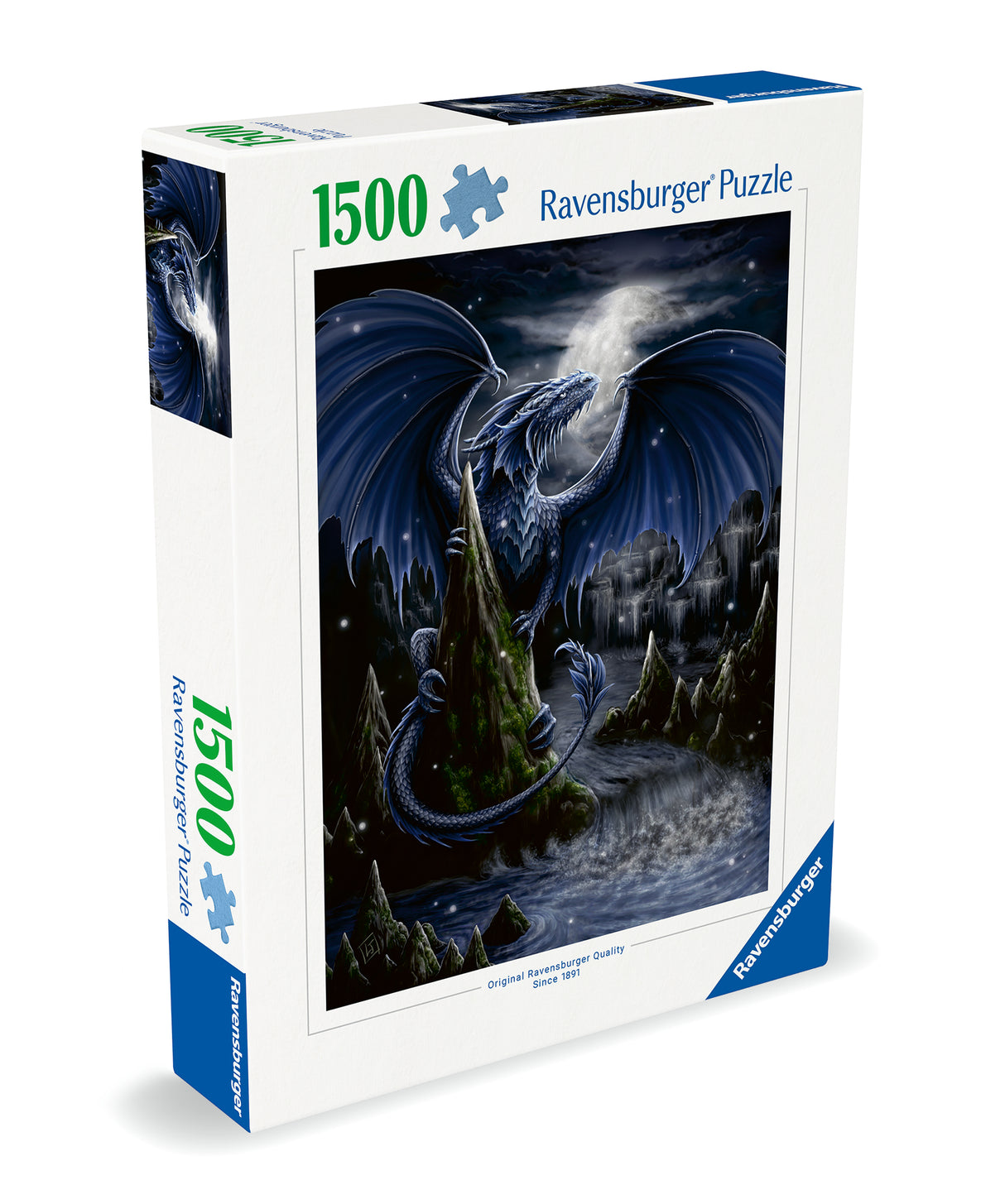 Ravensburger - The Black and Blue Dragon Puzzle 1500 Pieces