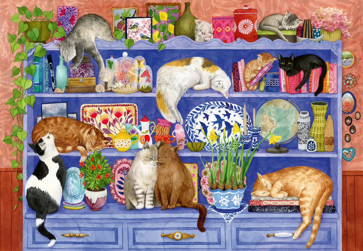 Ravensburger - Cats on the Shelf Puzzle 200 Pieces