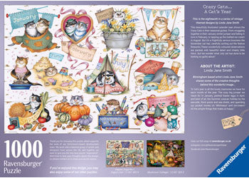Rburg - Crazy Cats: Cat's Calendar 1000p - Modern Brands Australia