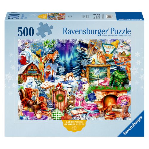 Ravensburger - Winter Mountain Village Puzzle 500 pieces