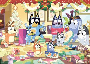 Ravensburger - Bluey Christmas Giant Floor Puzzle 24p - Modern Brands Australia